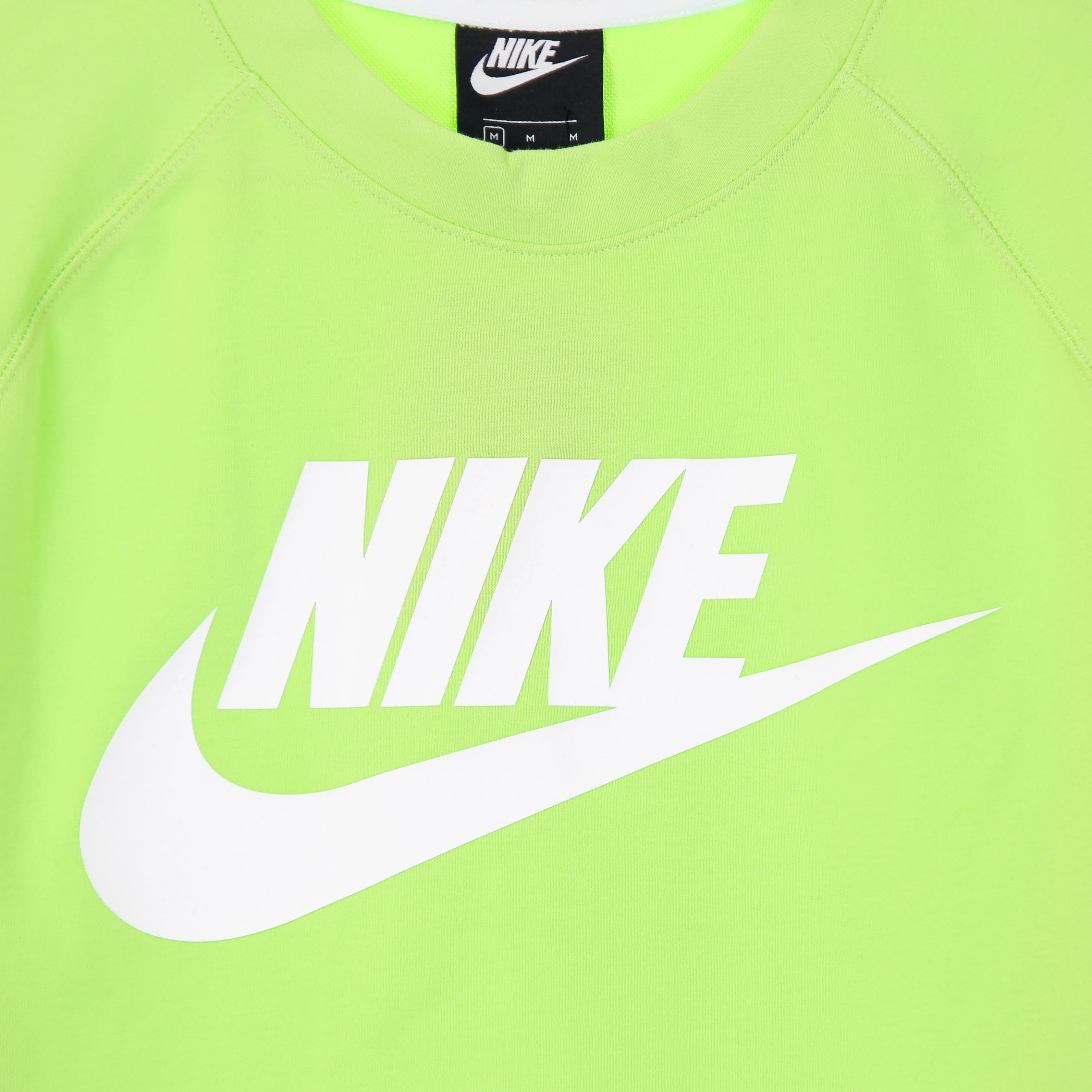 Felpa Leggera Girocollo Uomo M Sportswear Modern Crew Fleece Hybrid Key Lime/white