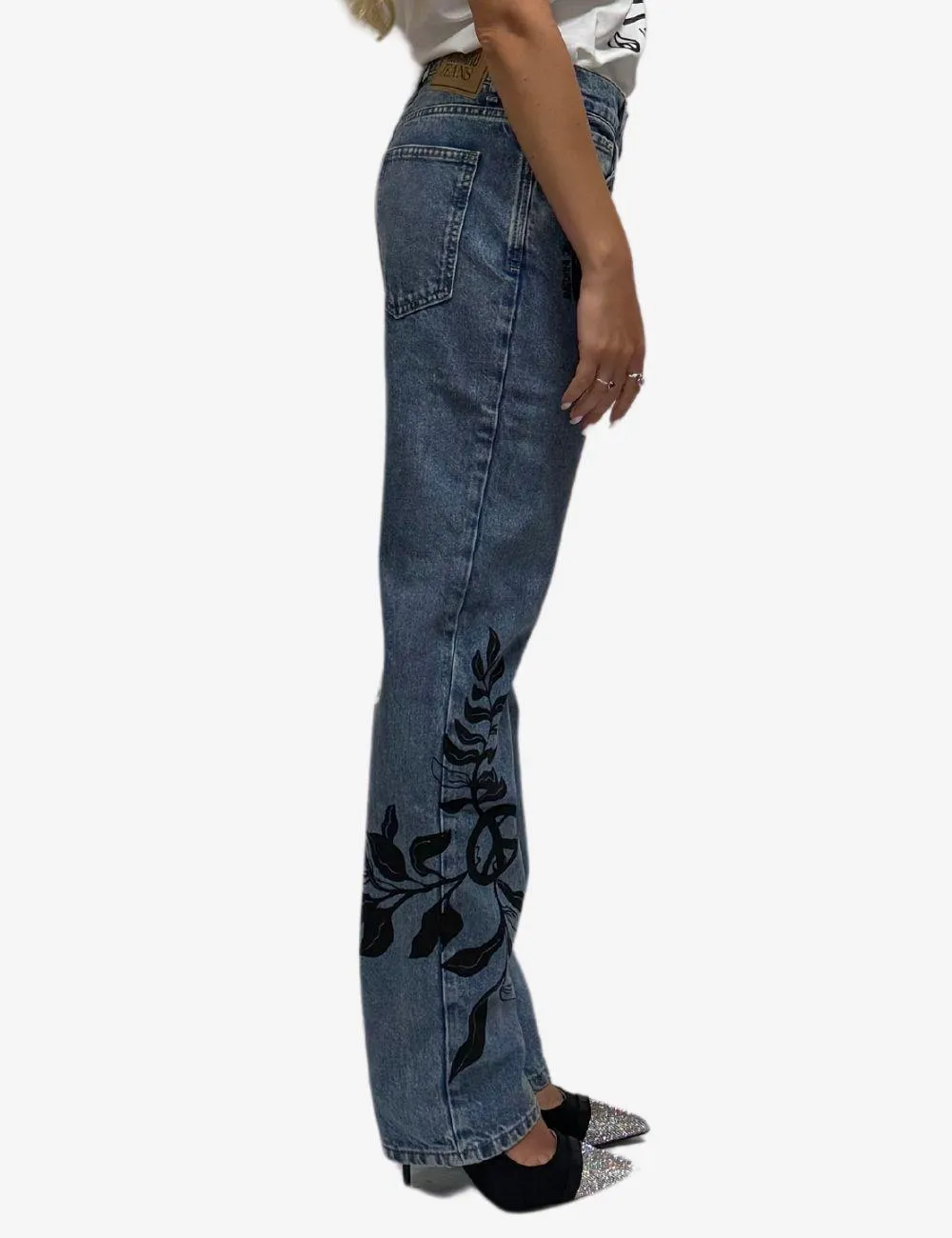 Jeans Moschino Jeans con stampe donna
