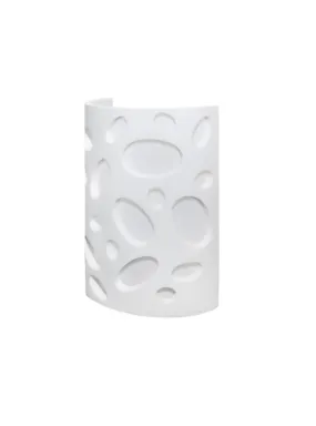 Lampada Applique Parete, 60W, IP20, Gesso - STONE 9012 