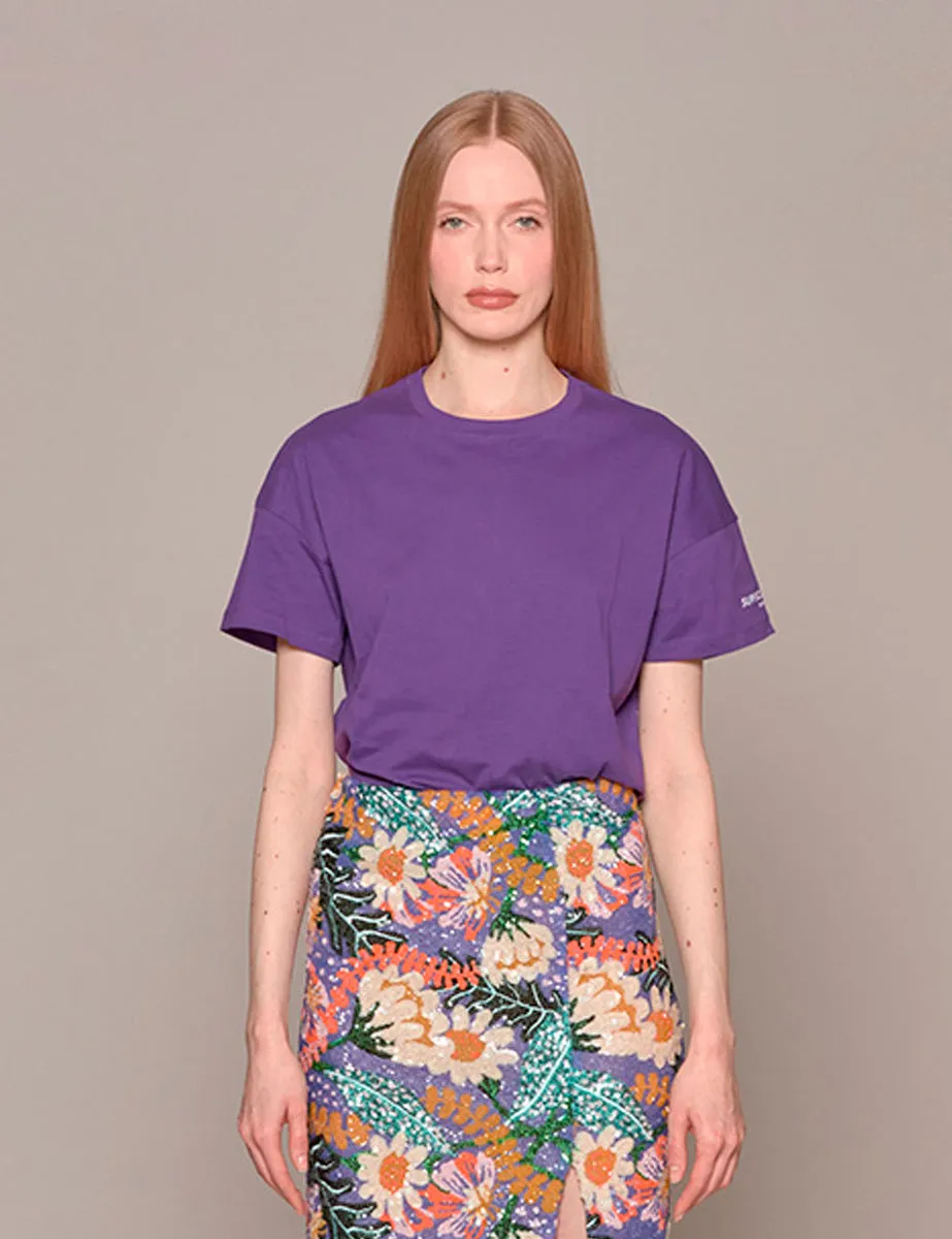 t-shirt boxy viola