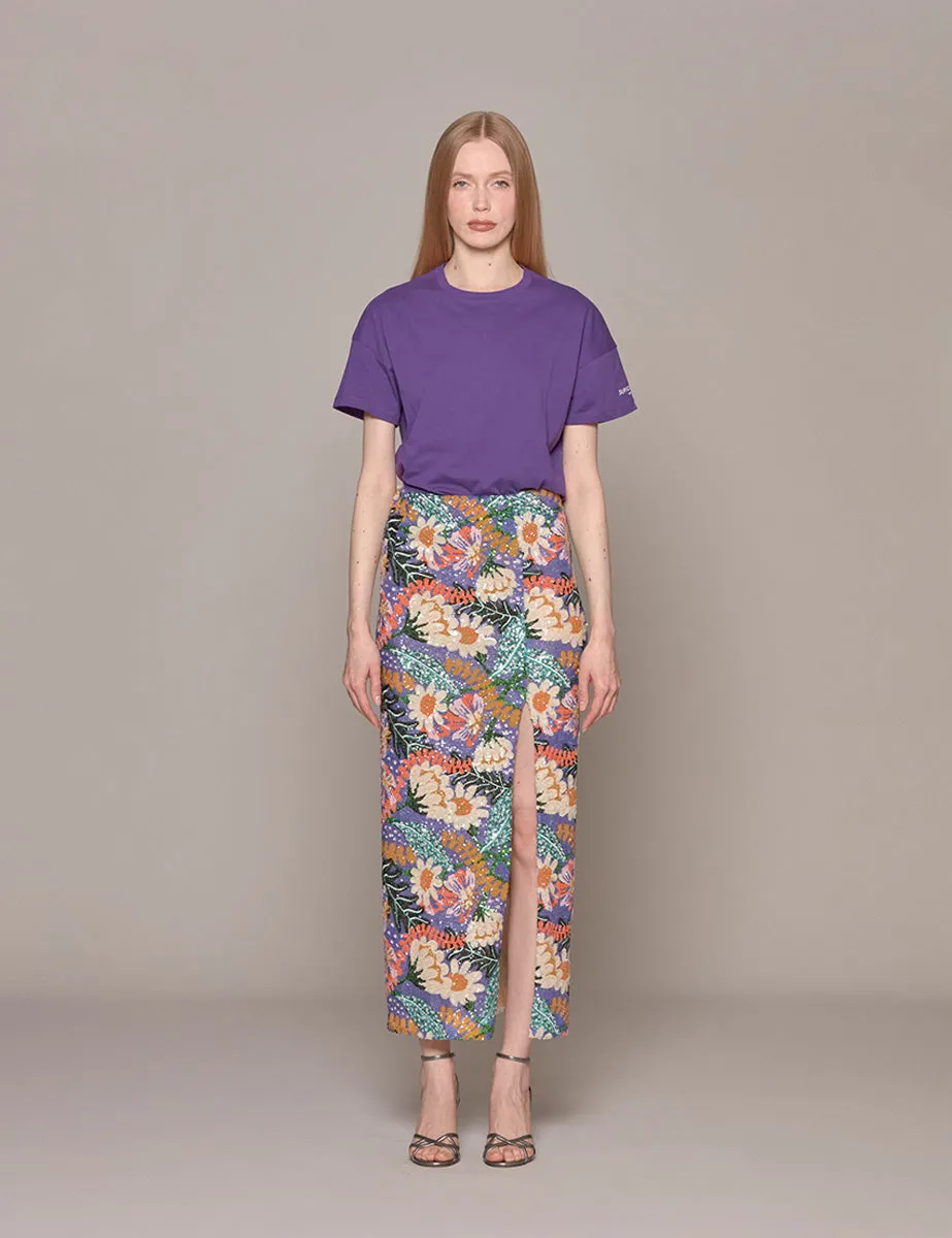 t-shirt boxy viola